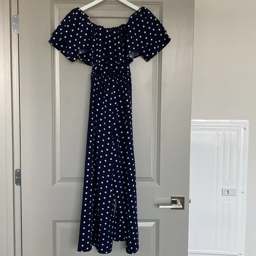 Women’s SHEIN Polka Dot Jumpsuit - Picture 3 of 5